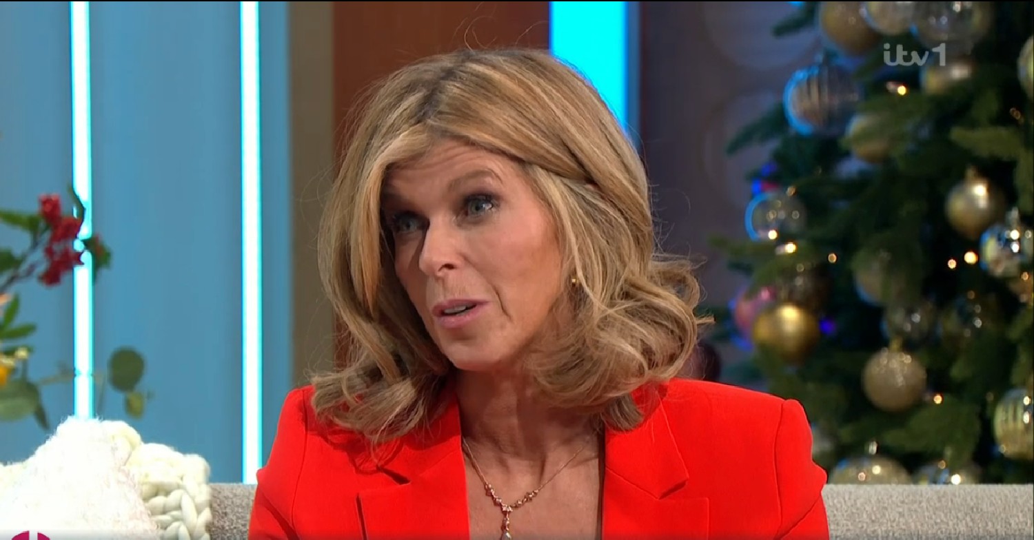 Kate Garraway speaking on Lorraine 
