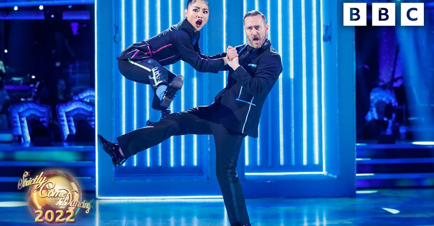Will Mellor and his Strictly partner on the live show