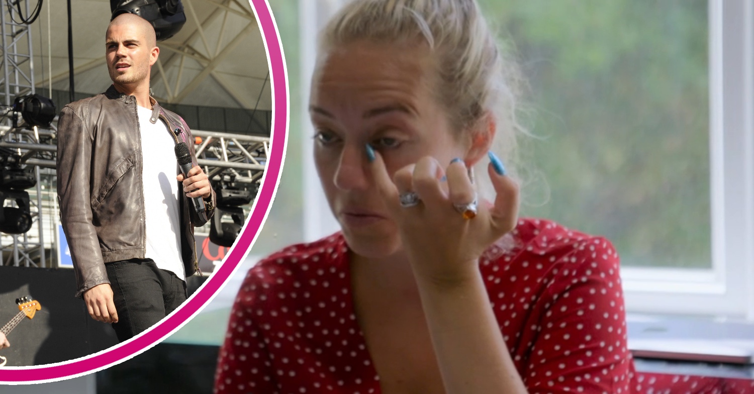 Kelsey Parker frustrated by Max George's message