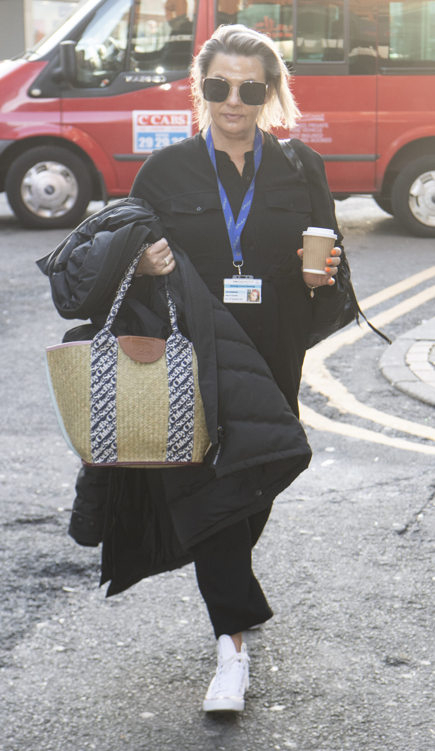 Lisa Armstrong in Blackpool for Strictly