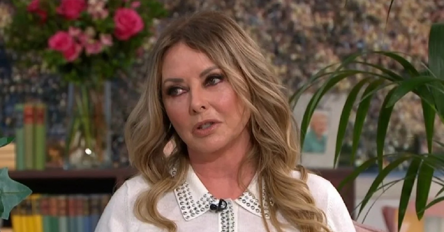 Carol Vorderman speaking on This Morning