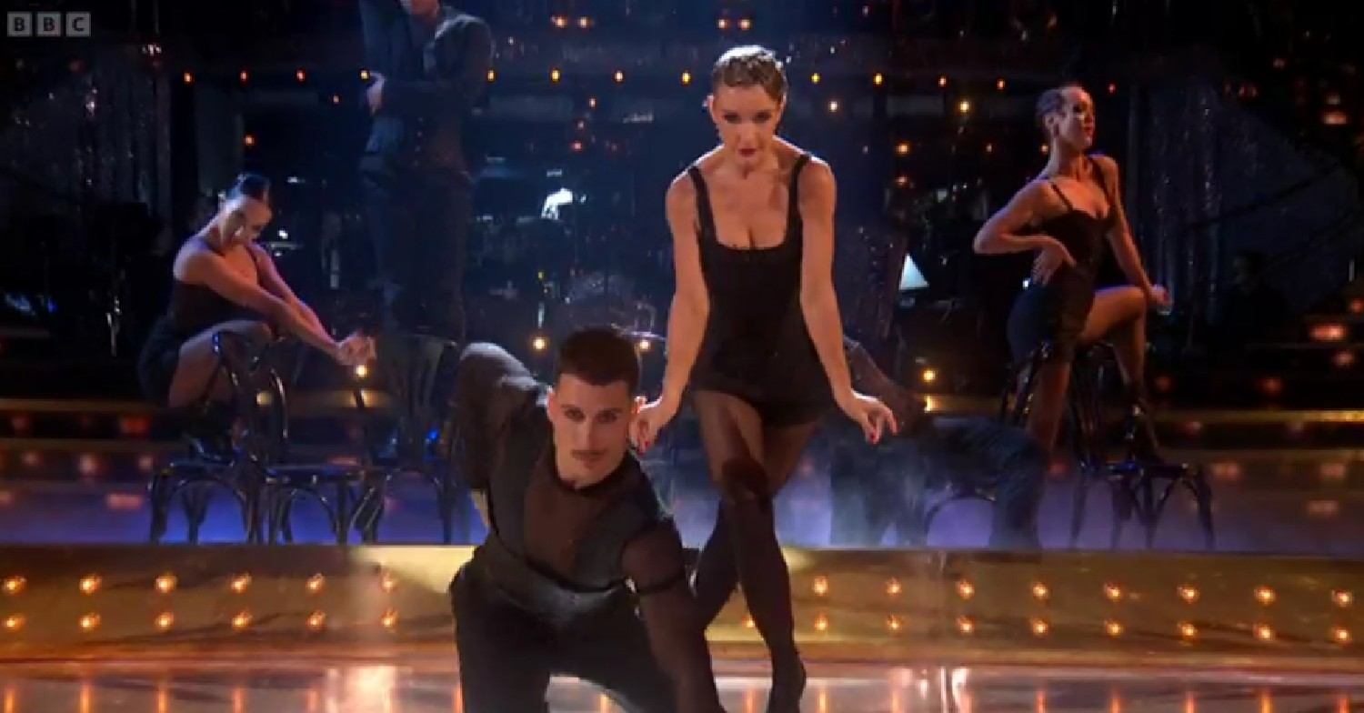 Gorka Marquez and Helen Skelton dancing on Strictly