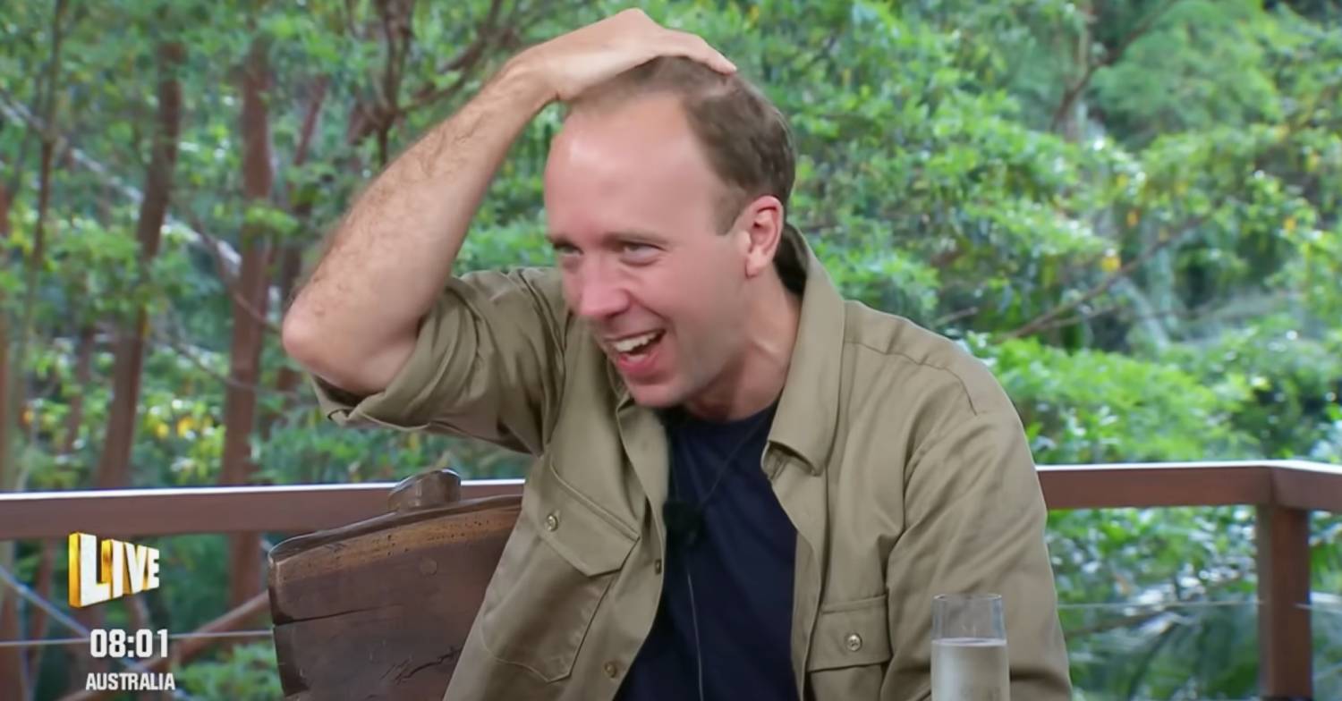 Matt Hancock, MP boyfriend of Gina Coladangelo, slaps his own head