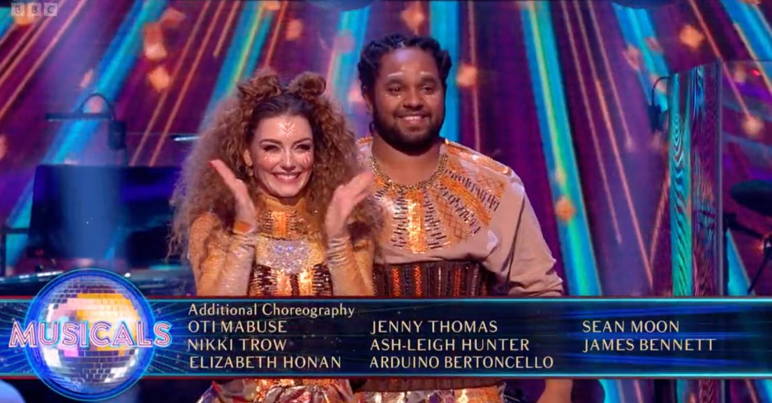 Oti's name appears in the show's credits