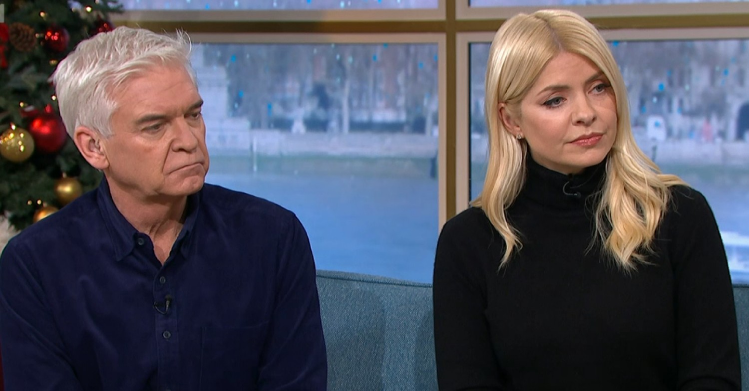 Phillip Schofield and Holly Willoughby on This Morning today 