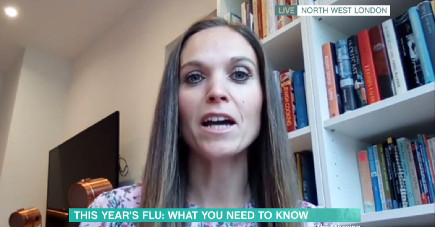 Allegra on This Morning today 