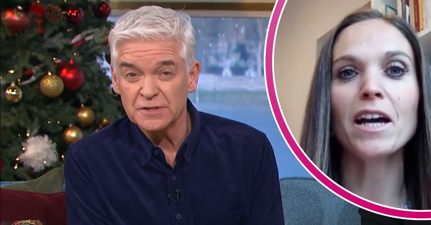 Phillip Schofield, Allegra Bentiah on This Morning today