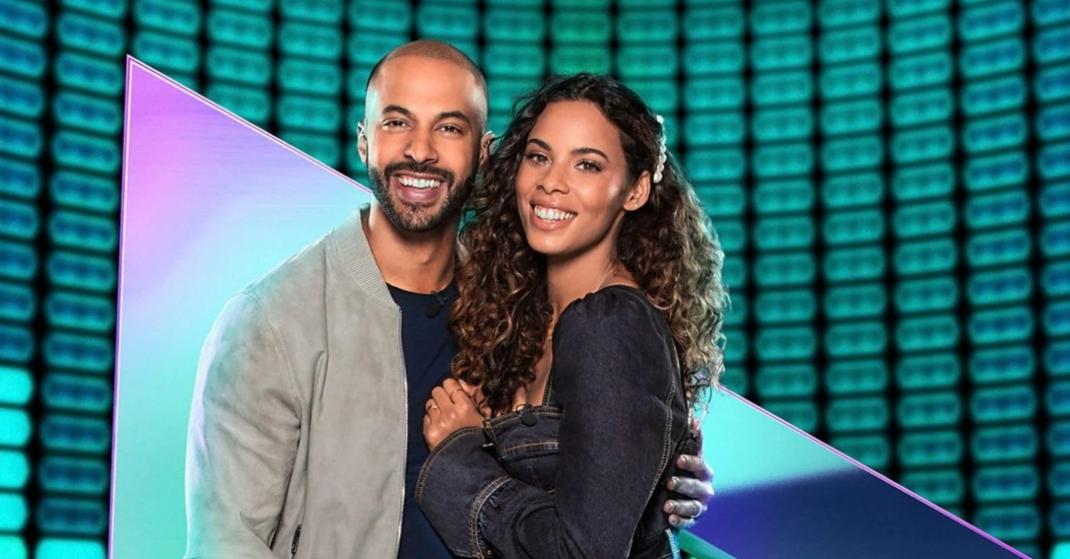 Marvin and Rochelle Humes posing