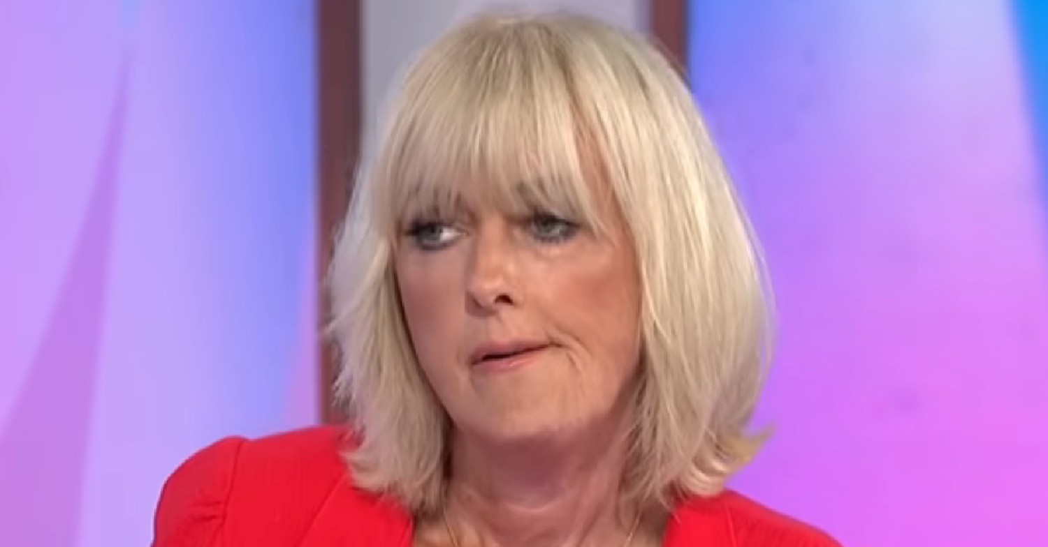 Jane Moore pulling a face on Loose Women