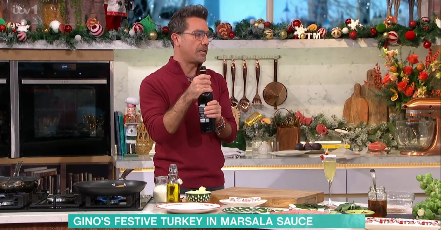 Gino D'Acampo on This Morning today