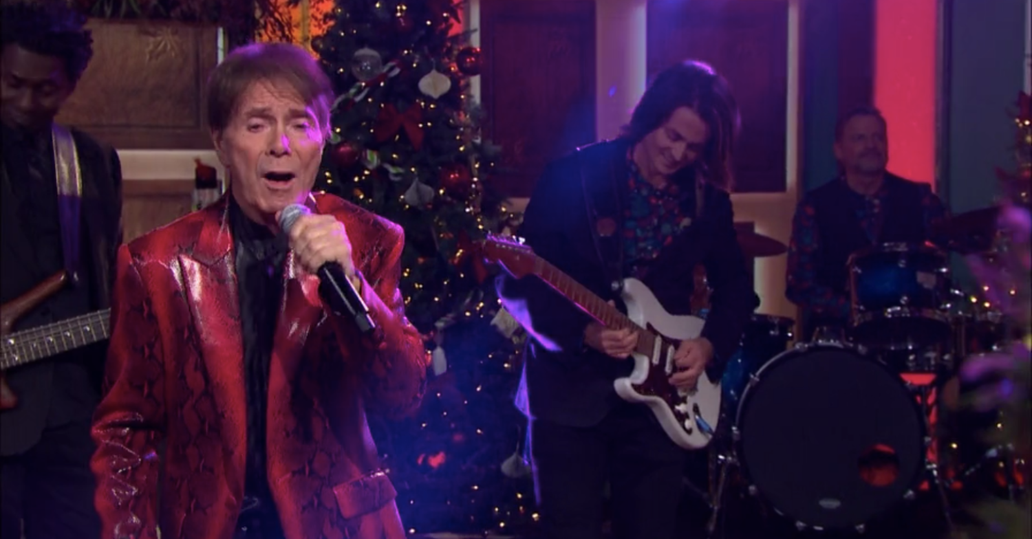 This Morning guest Cliff Richard singing his song