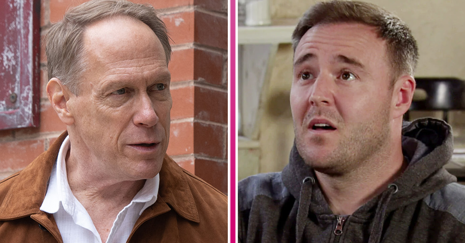 Coronation Street's Stephen is looking shifty and Tyrone is looking hopeful