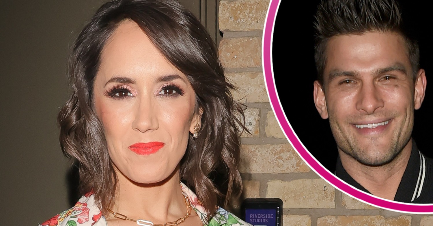 Janette Manrara and husband Aljaz smiling