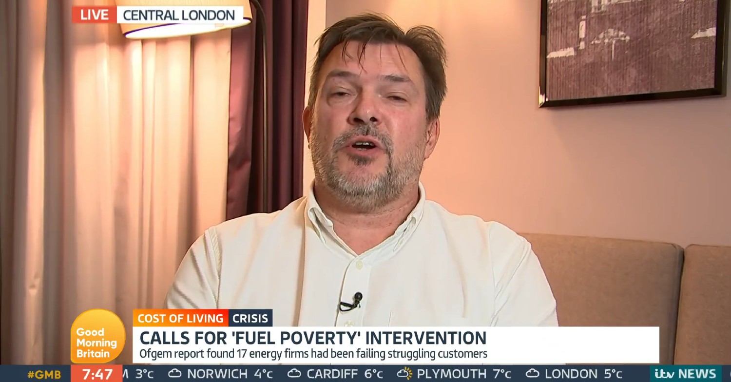 Bill Bullen on GMB today 