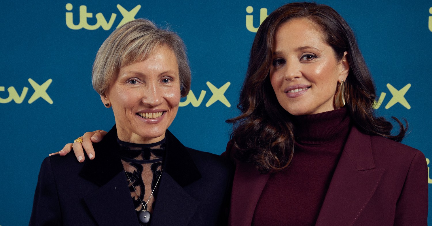 Marina Litvinenko with Margarita Levieva at ITVX launch