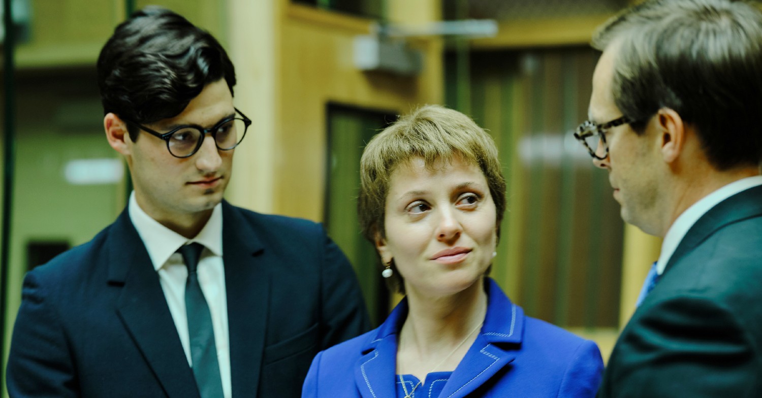 James Esler in character as older Anatoly Litvinenko 