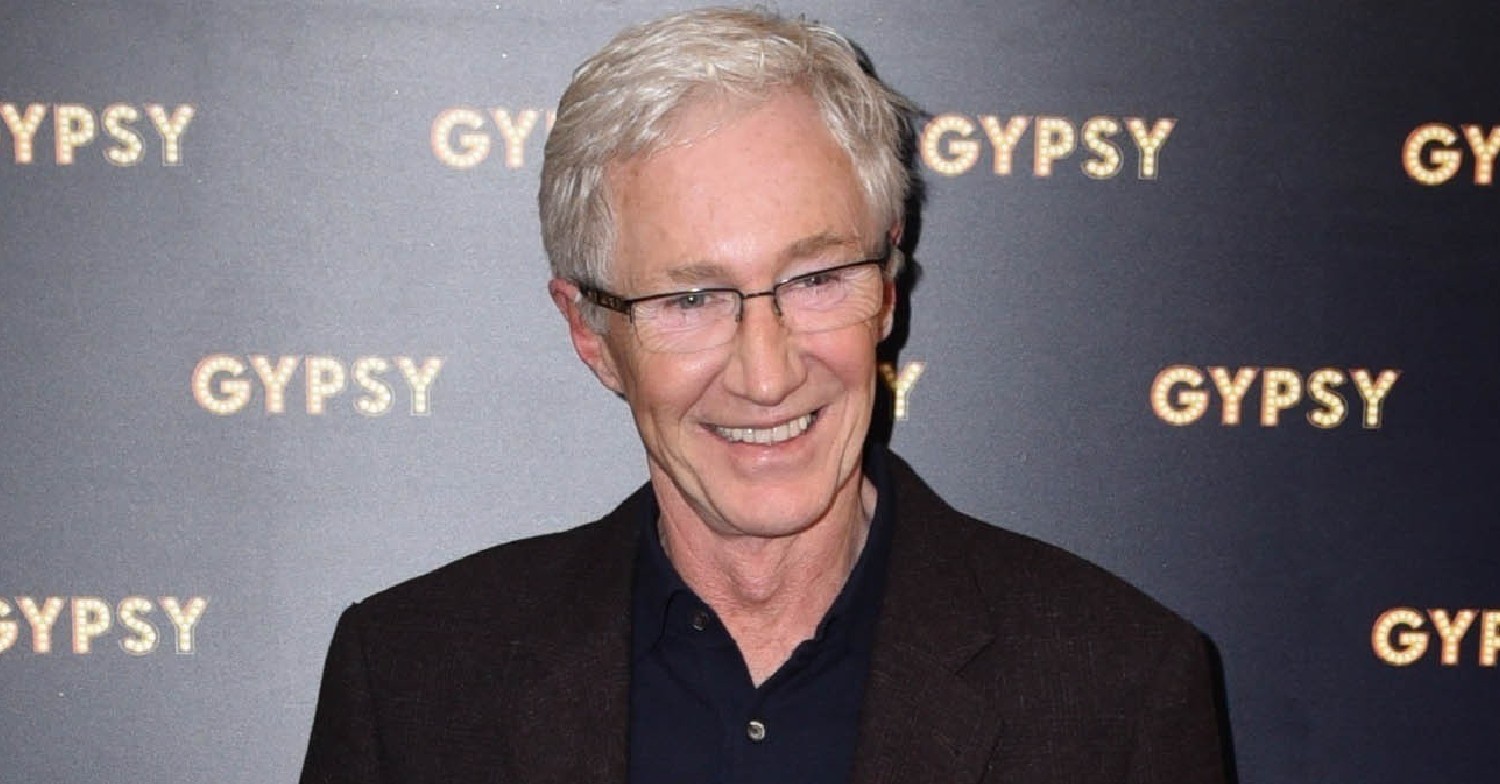 Paul O'Grady smiling at Gypsy premiere