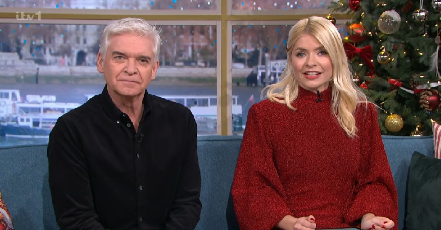 Holly Willoughby and Phillip Schofield on This Morning today