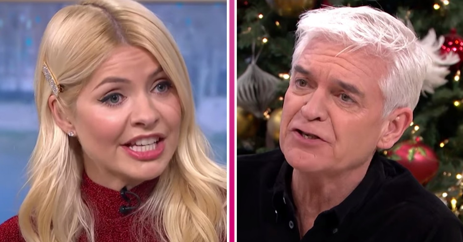 Holly and Phillip speaking on This Morning today