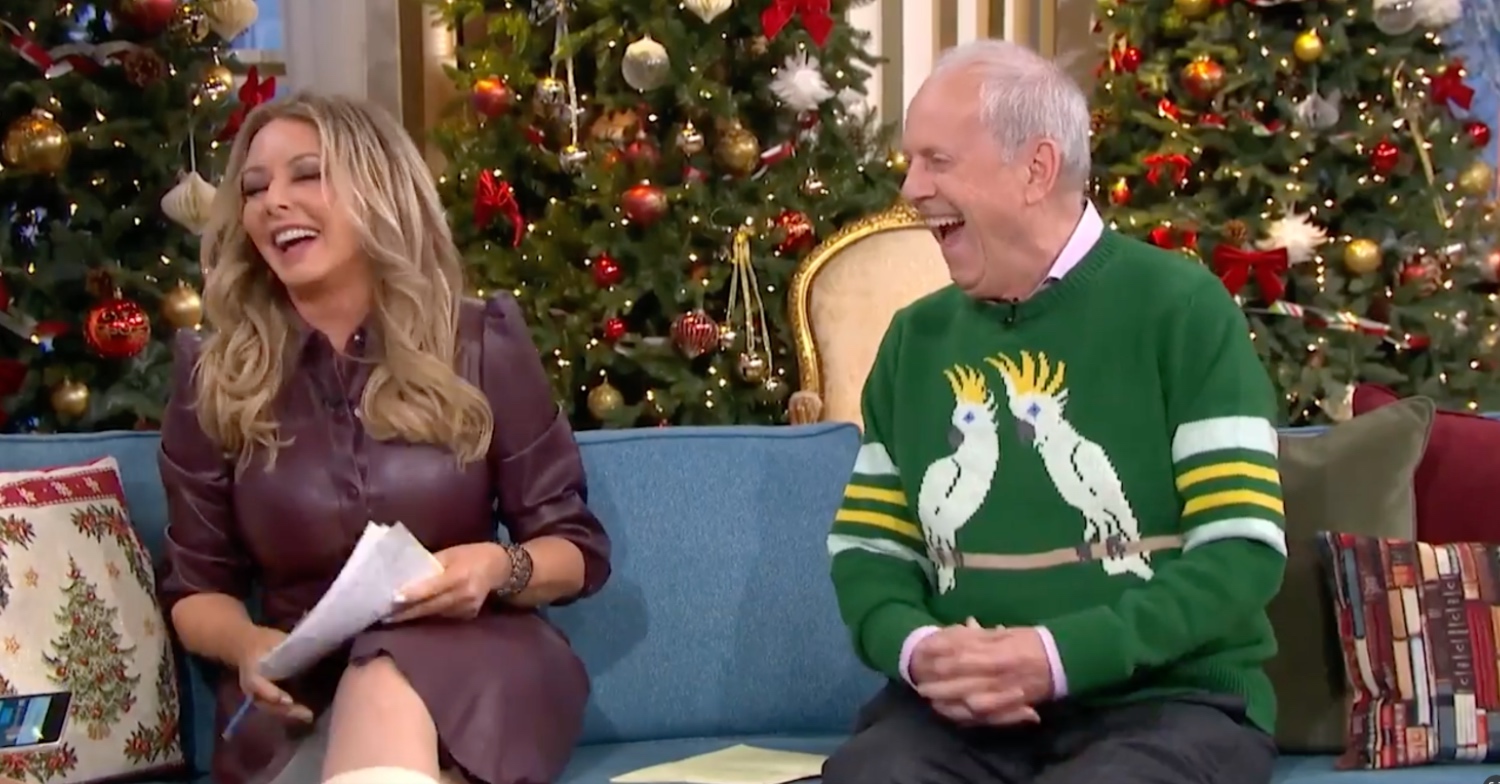 Carol Vorderman and Gyles Brandreth on This Morning 