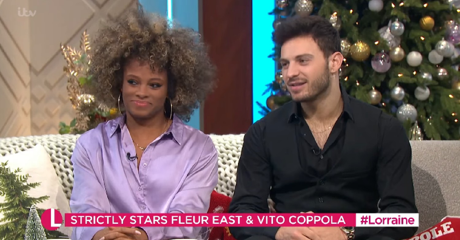 Strictly star Fleur East and Vito on Lorraine today