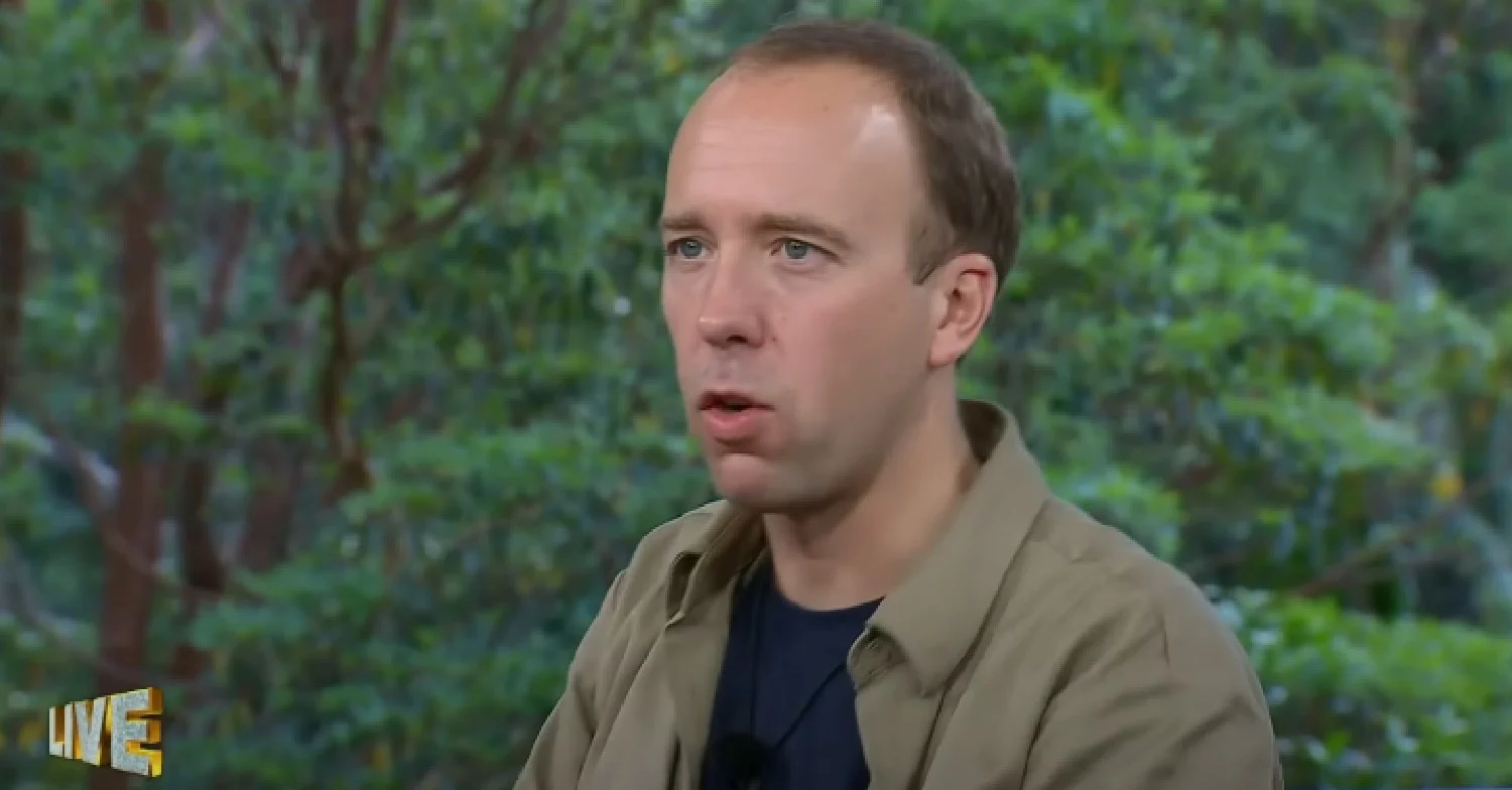 Matt Hancock MP on I'm A Celebrity