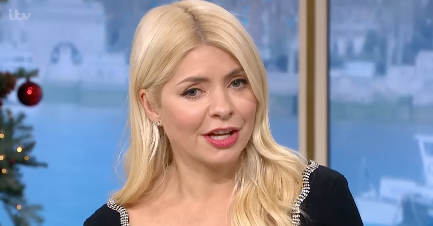 Holly Willoughby presenting on This Morning