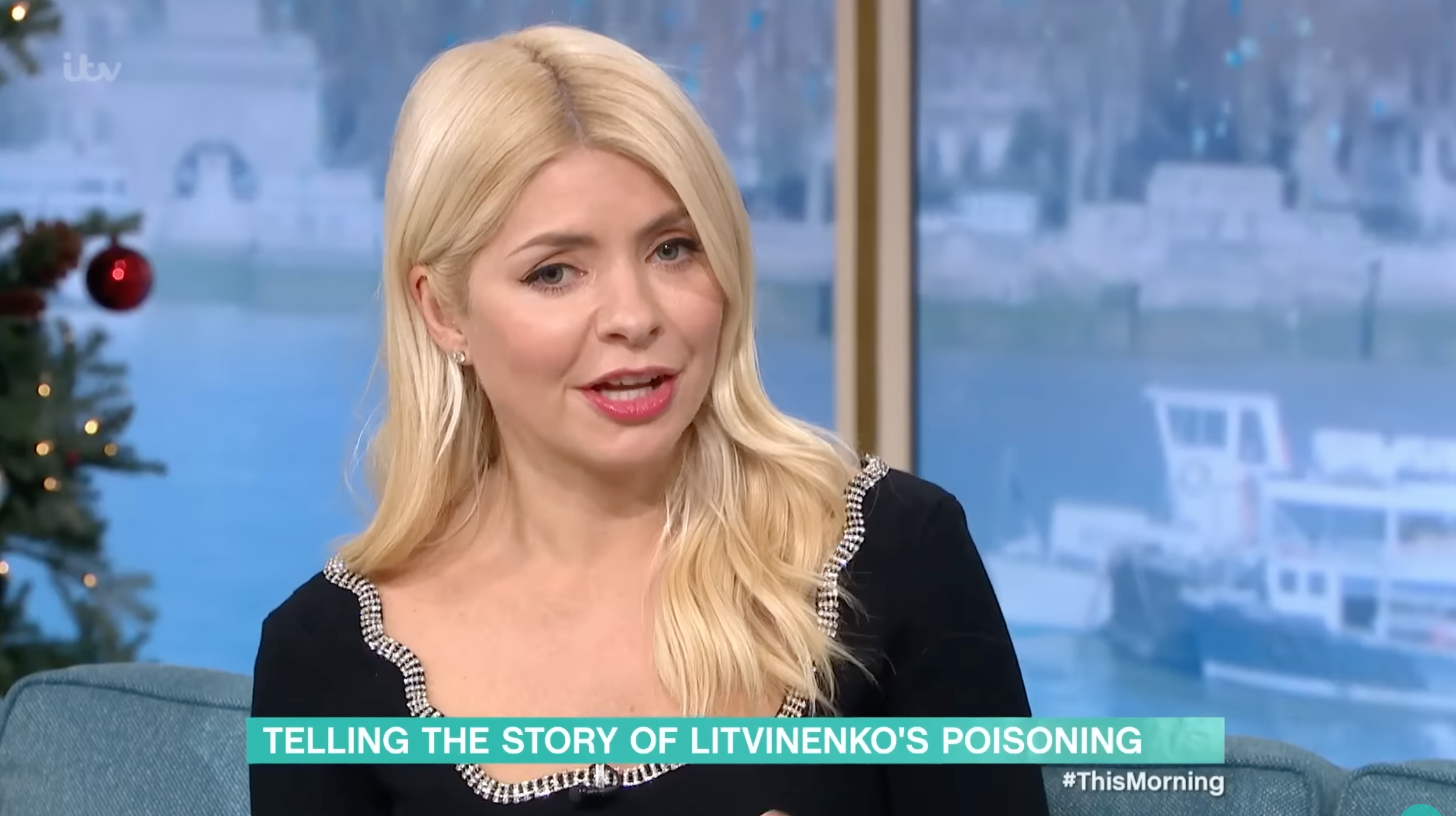 Holly Willoughby presenting on This Morning