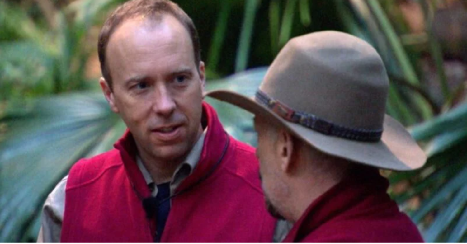 Matt Hancock and Boy George talk in the jungle