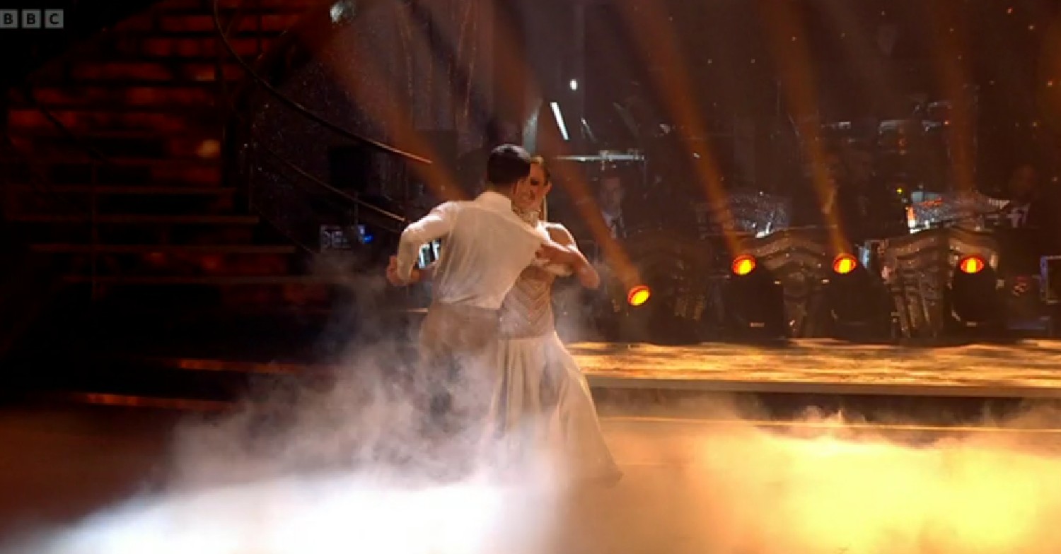 Helen Skelton and Gorka Marquez dancing on Strictly