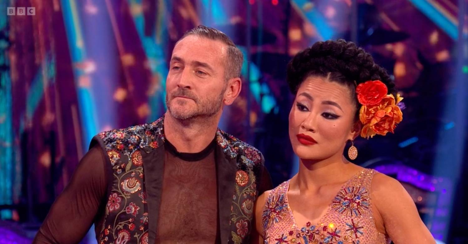 Will Mellor and Nancy Xu listen to Strictly feedback from Shirley Ballas