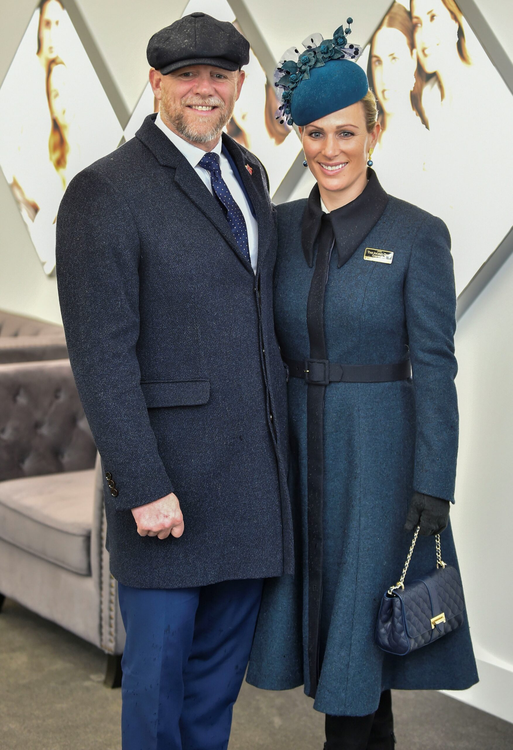 Mike and Zara Tindall smiling at event
