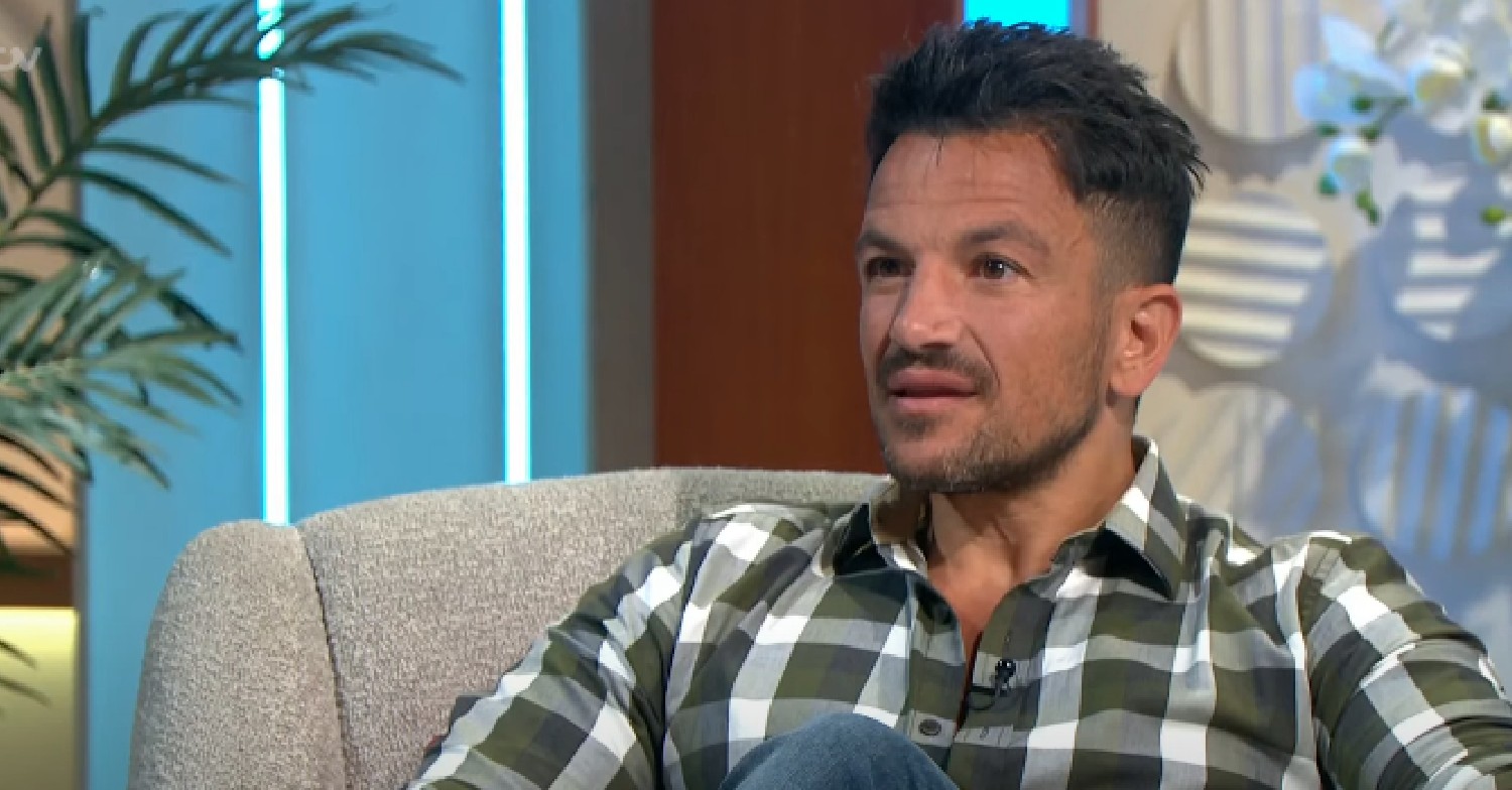 Peter Andre during Lorraine interview