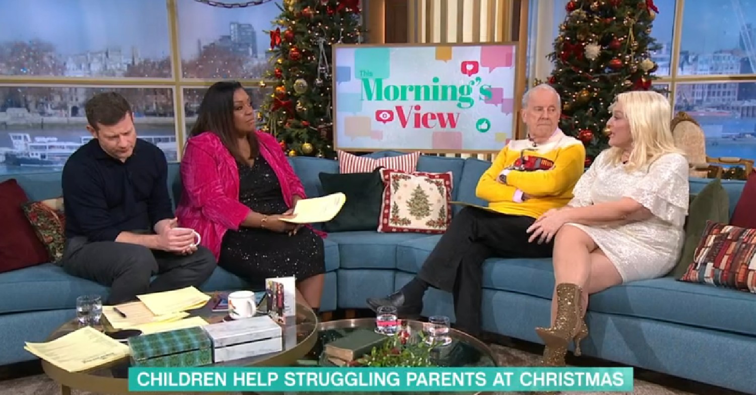 Dermot and Alison speaking to Gyles and Vanessa Feltz on This Morning today