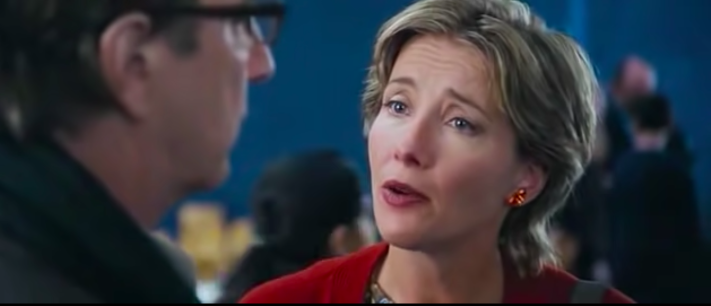 Love Actually star Emma Thompson looking concerned