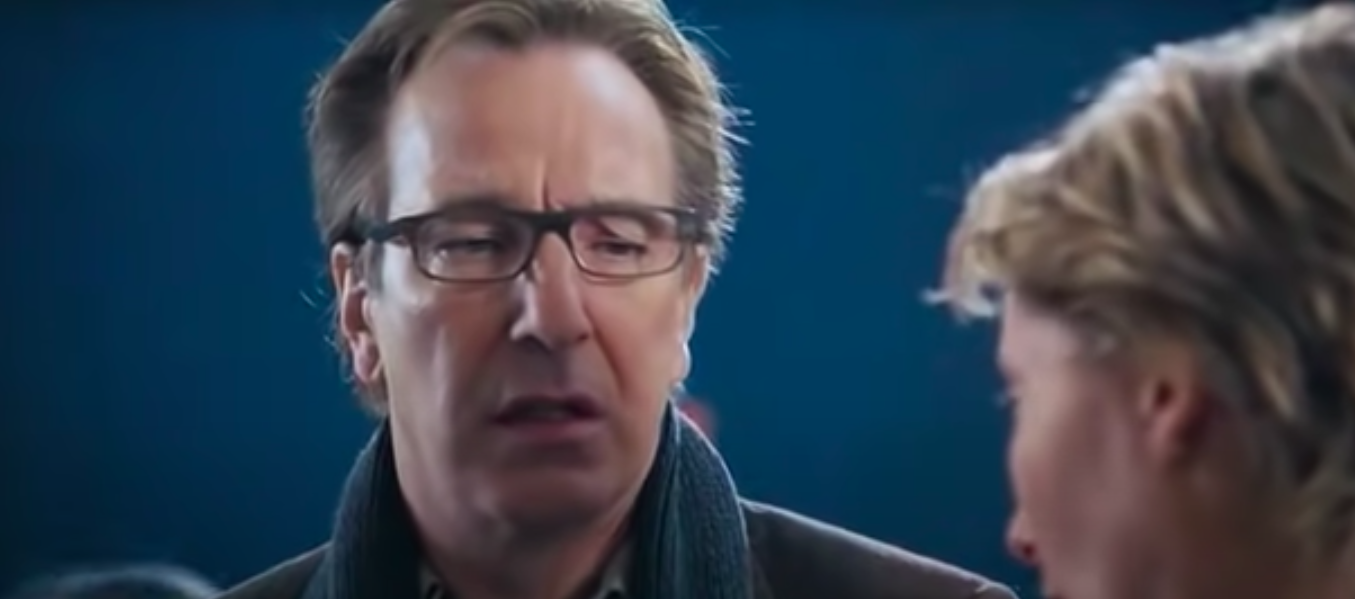 Love Actually character Harry looking forlorn