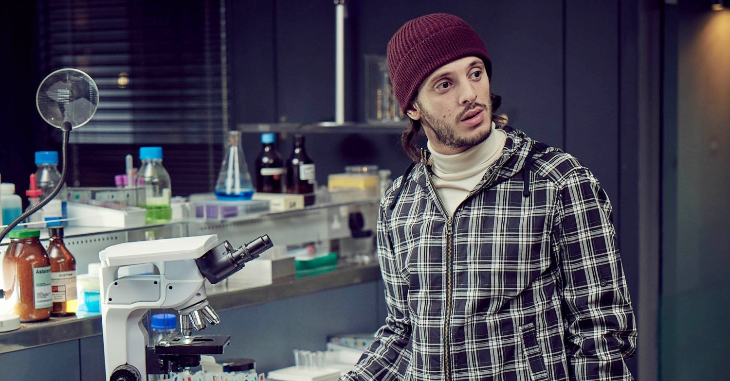 Alastair Michael in character as Velvy Schur in Silent Witness