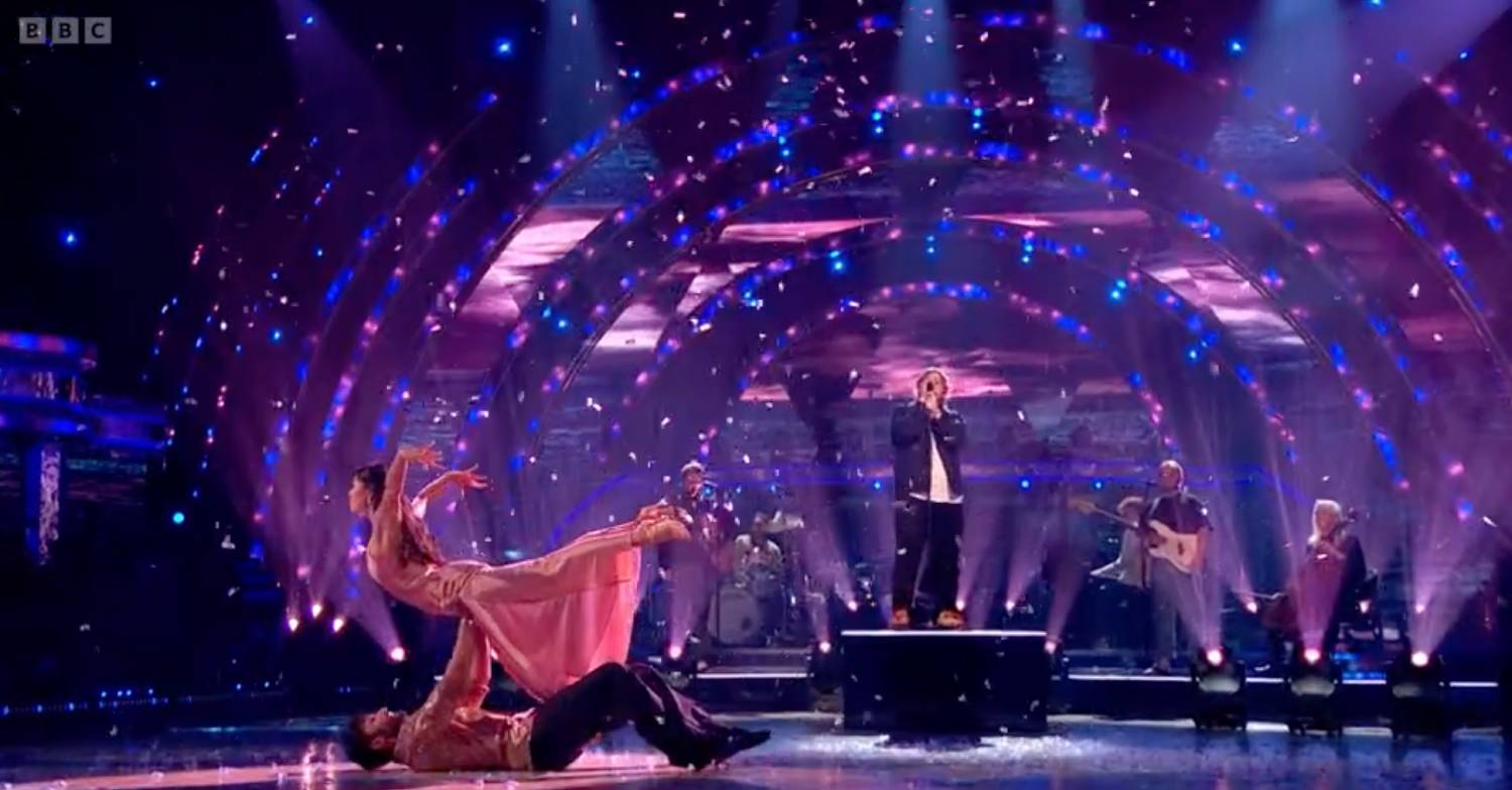 Giovanni Pernice and Katya Jones dancing to Lewis Capaldi on Strictly