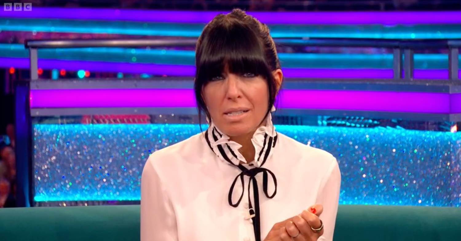 Claudia Winkleman fringe hairstyle