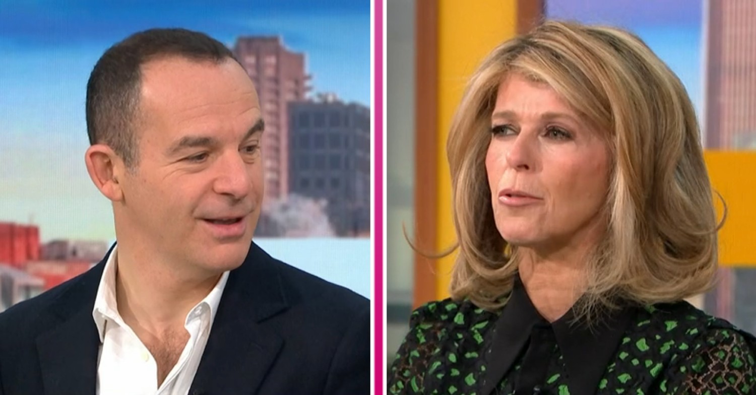 Martin Lewis and Kate Garraway on GMB today