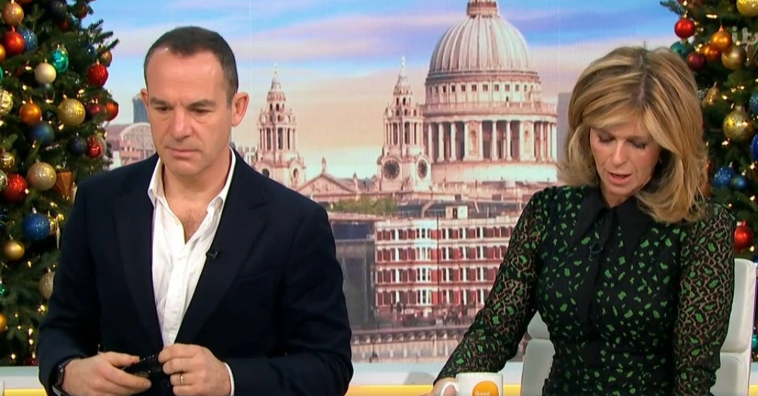 Martin Lewis and Kate Garraway on GMB today