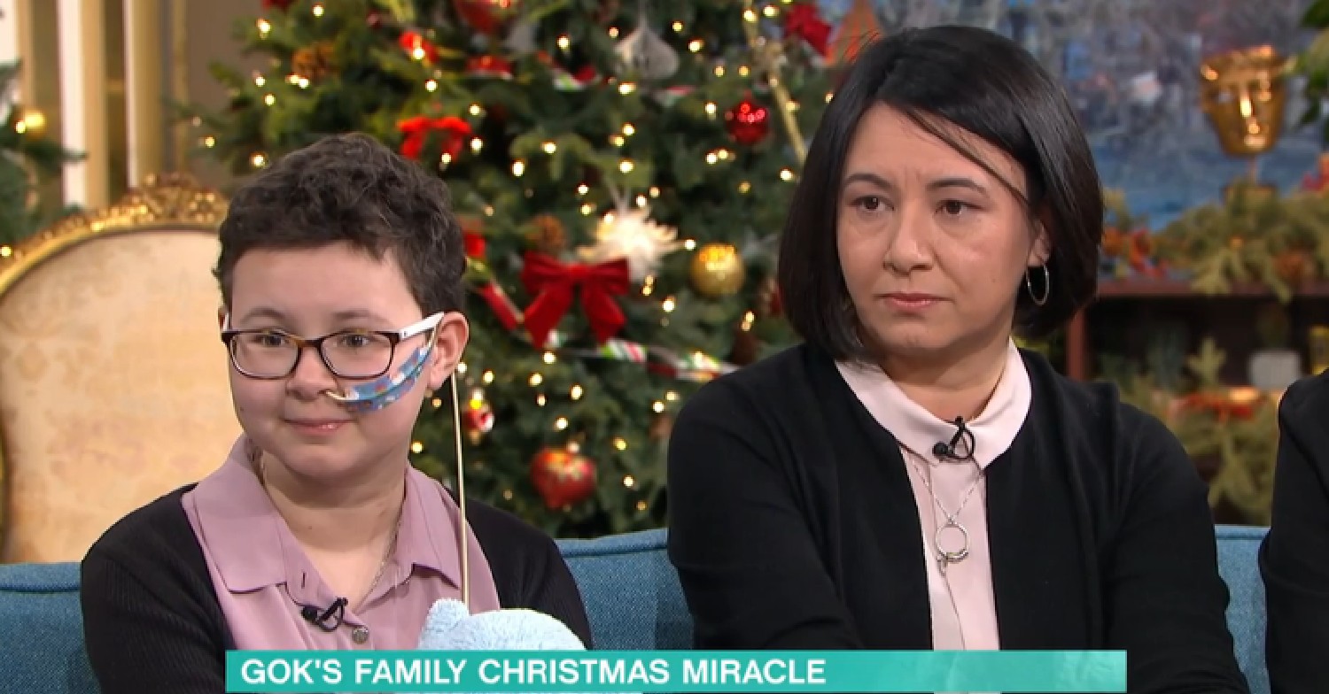 Gok Wan's cousin smiling on This Morning today