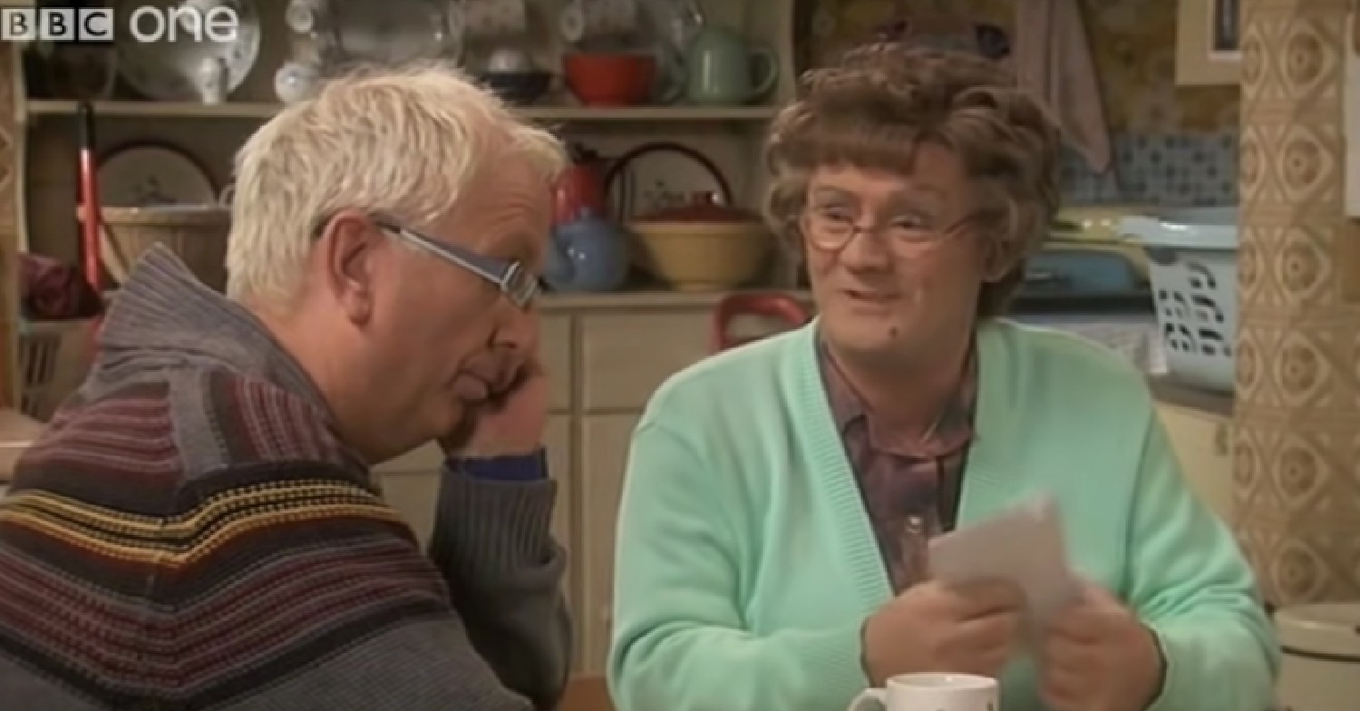 Mrs Brown's Boys star Brendan O'Carroll chatting in character