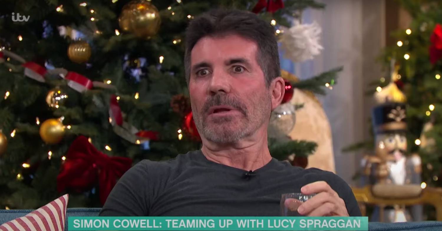 Simon Cowell looks shocked on This Morning