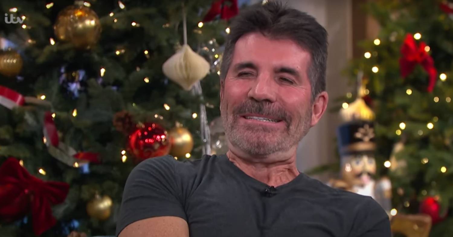 Simon Cowell reacts to old footage of himself on This Morning