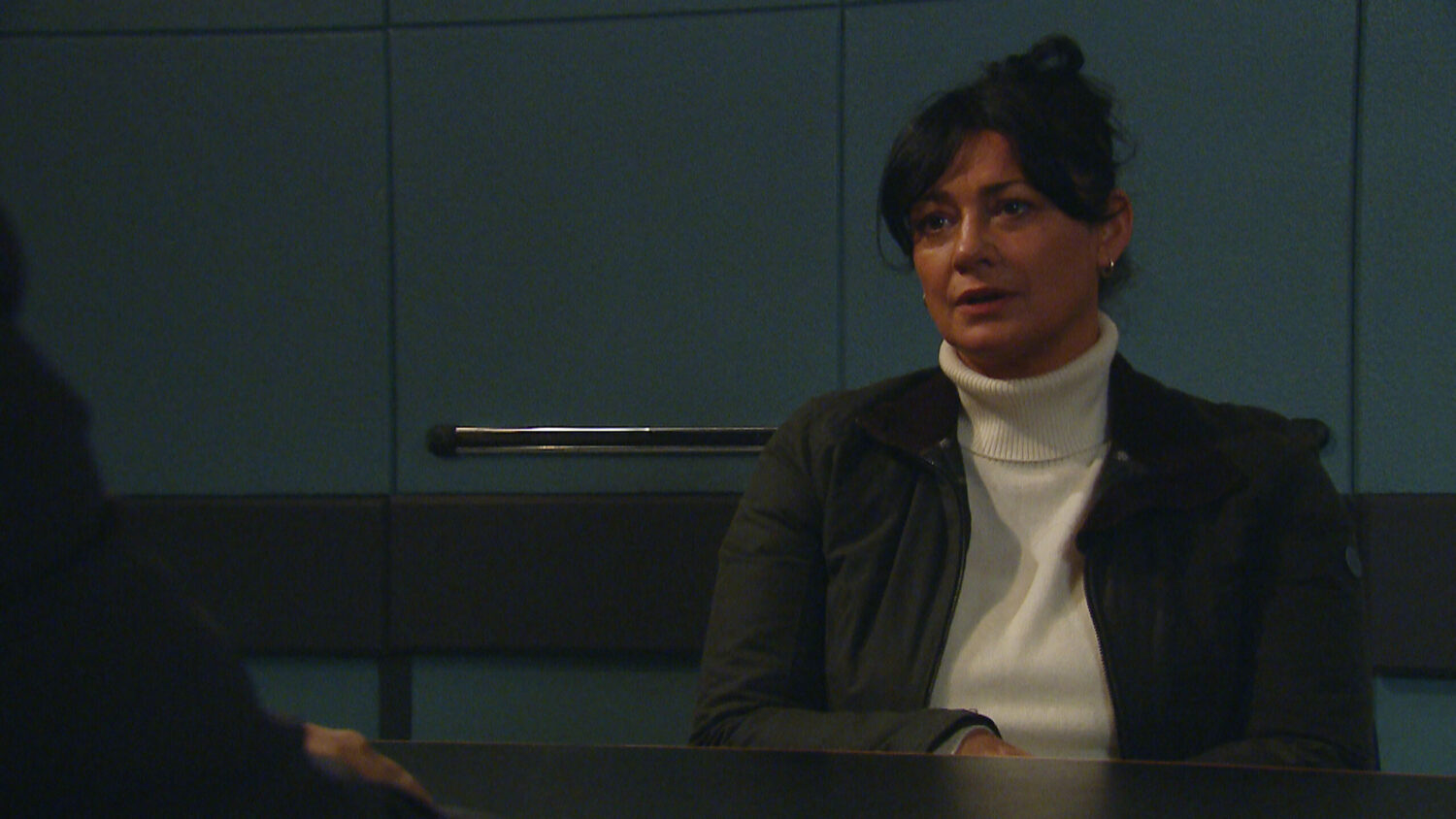 Emmerdale: Moira tries to stay calm as the police question her