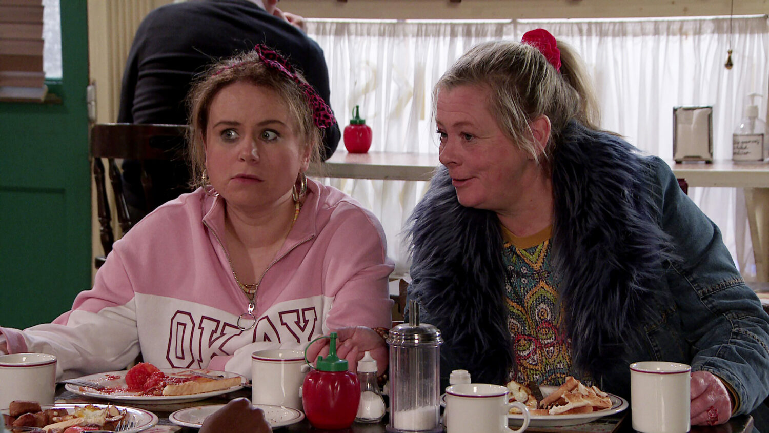 Gemma and Bernie in Roy's Rolls