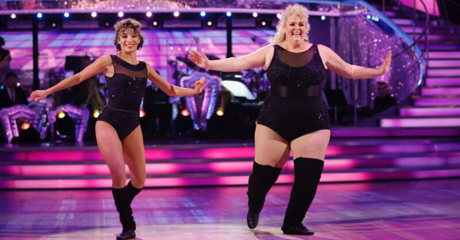 Jayde Adams dancing on Strictly