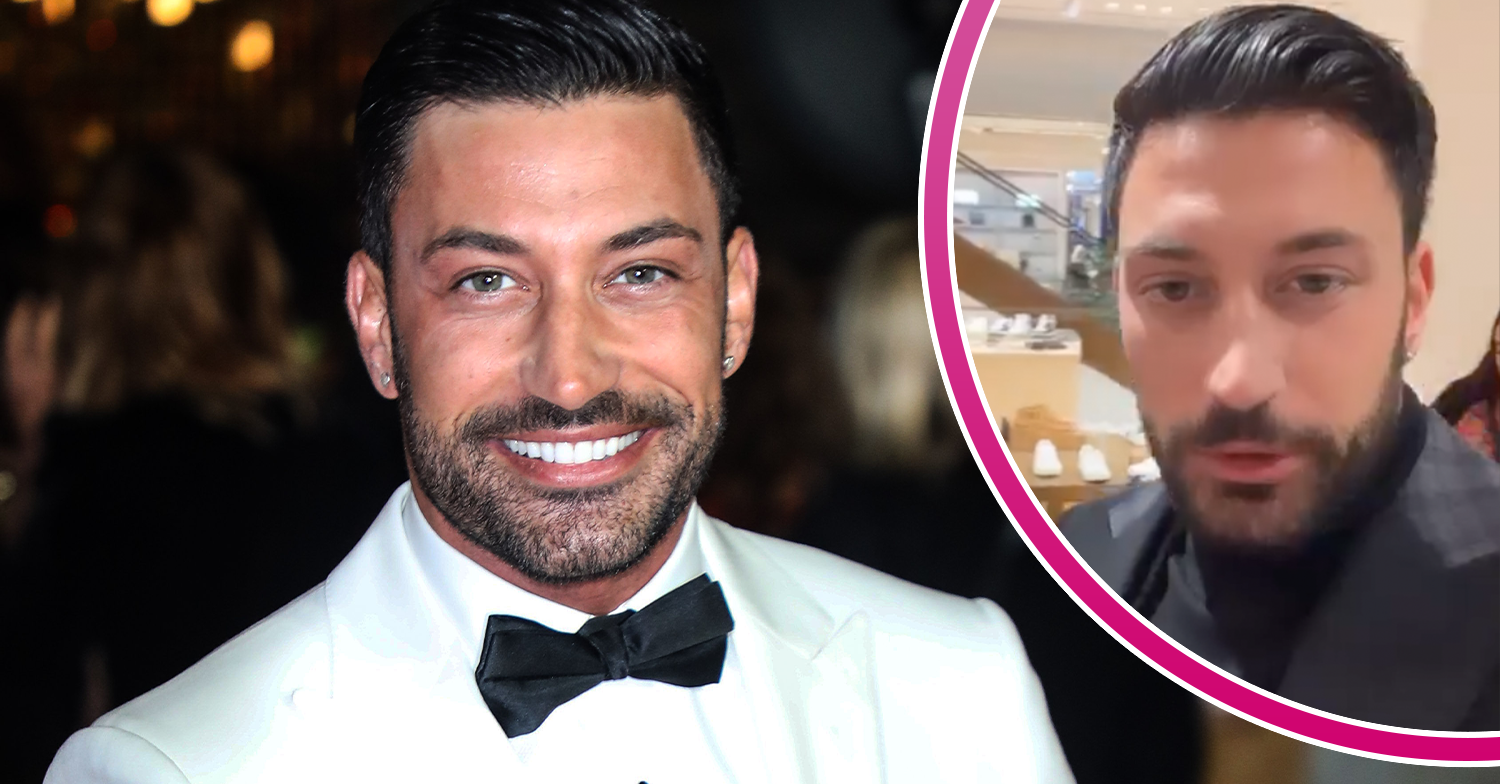Giovanni Pernice on the red carpet and out shopping