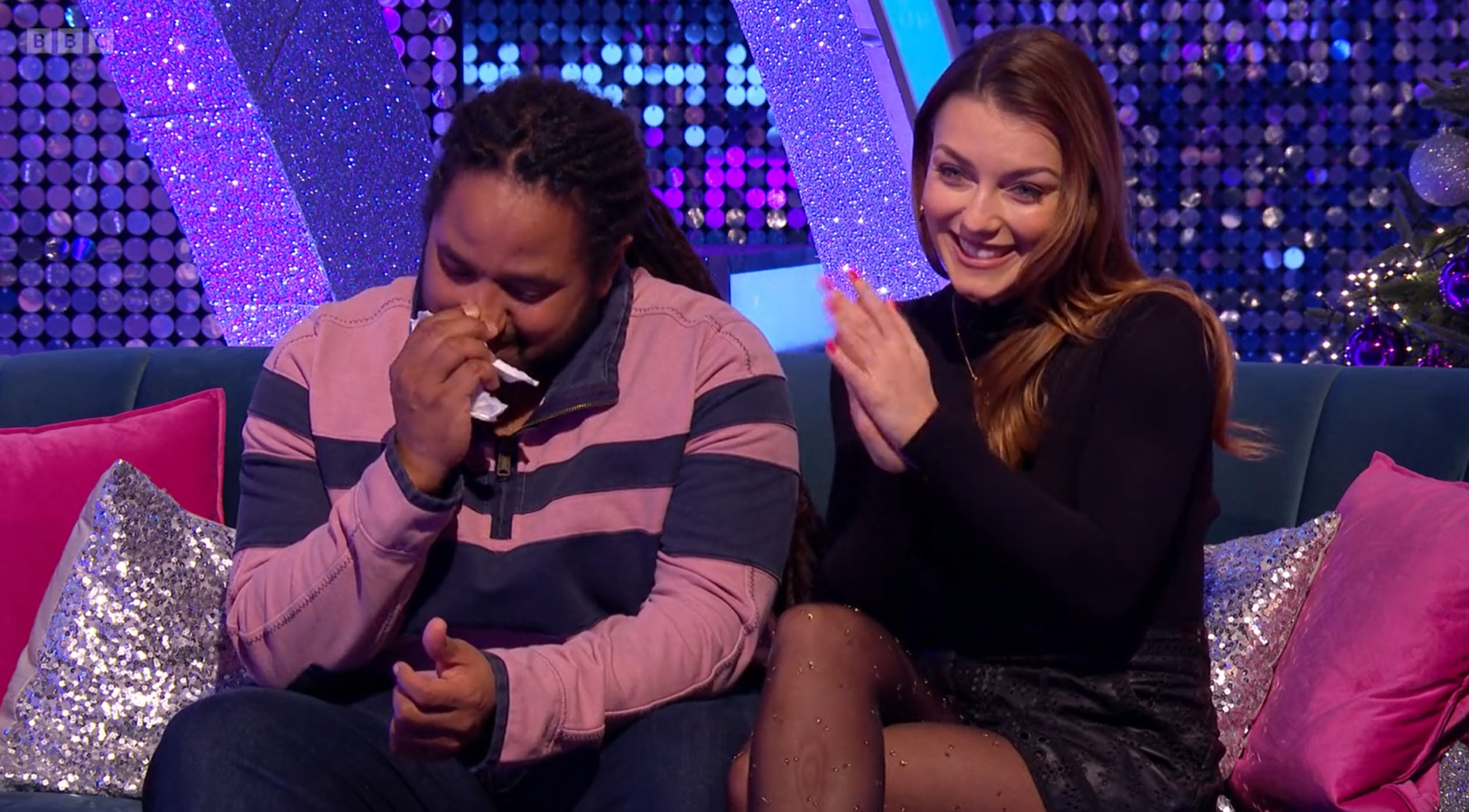 Strictly star Hamza crying on It Takes Two